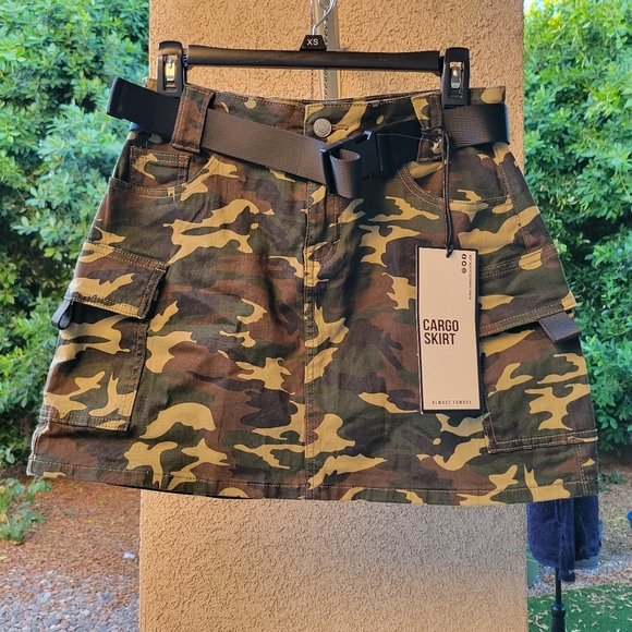 Almost Famous Dresses & Skirts - Almost Famous Camo Cargo Mini Skirt. NWT